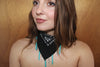 Feather & Turquoise Beaded Bandana