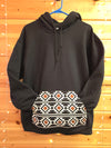 B&W Geometric Hoodie