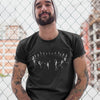 gather round. skeleton dance circle black t shirt. Category 5 Apparel