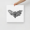 Mushroom Moth Canvas