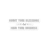 Count Your Blessings Sticker