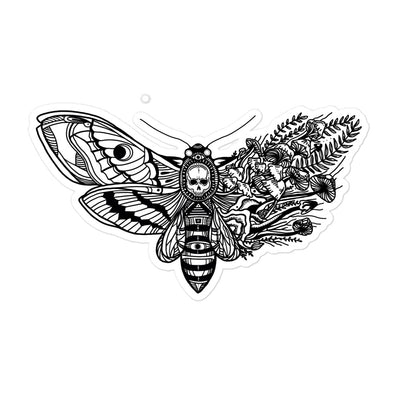 Mushroom Moth Sticker